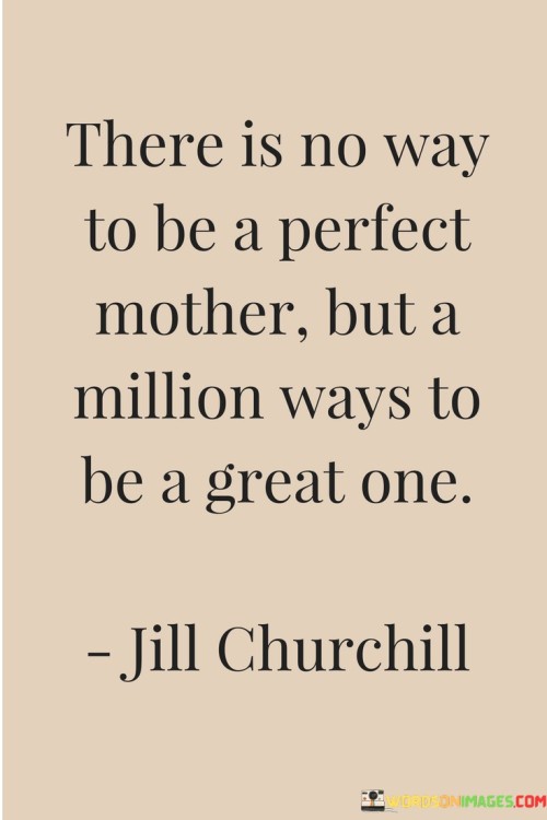 There Is No Way To Be A Perfect Mother But A Quotes