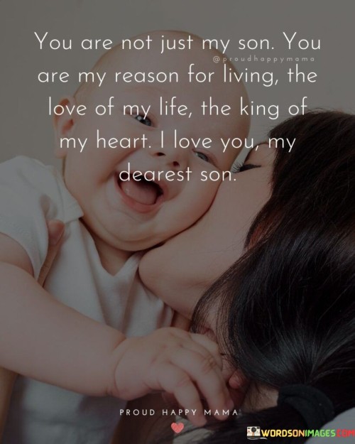 You Are Not Just My Son You Are My Reason Quotes