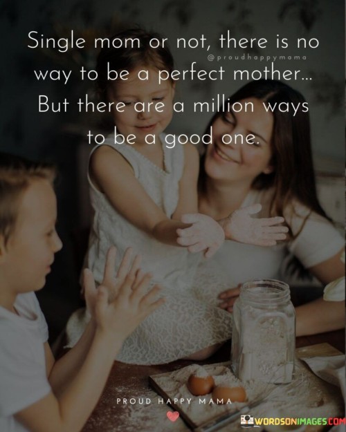 Single Mom Or Not There Is No Way To Be A Quotes