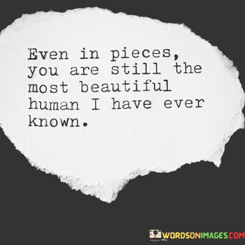 Even In Pieces You Are Still The Most Beautiful Quotes