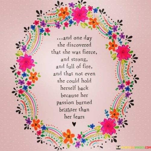 The quote "And Then She Told Herself Stop Being So Weak, Grow Up and Get Over It, and Then She Never Felt Anything Again" portrays a journey of inner transformation and emotional detachment. The phrase "And Then She Told Herself Stop Being So Weak" illustrates a pivotal moment of self-realization where the person acknowledges their vulnerability and decides to take control of their emotions. This signifies a turning point in their mindset.

The call to "Grow Up and Get Over It" highlights the process of maturation and resilience. It encourages the individual to face their emotions head-on and overcome them, indicating a desire to move beyond pain and hardship. This step represents a conscious effort to evolve emotionally and mentally.