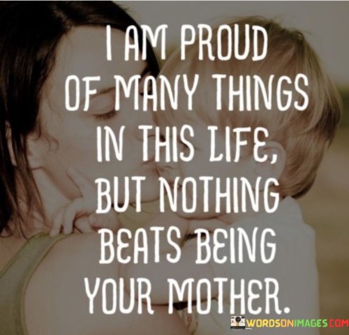 I Am Proud Of Many Things In This Life Quotes