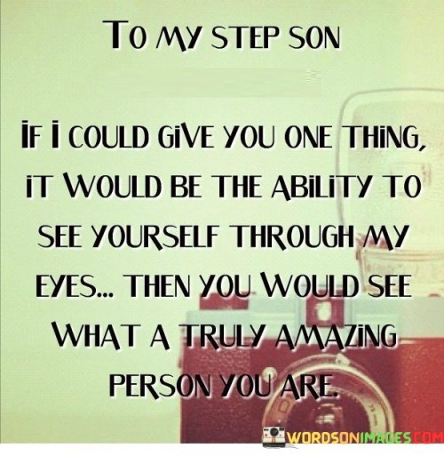 To My Step Son If I Could Give You One Thing Quotes