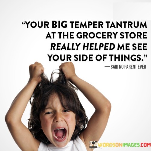 Your Big Temper Tantrum At The Grocery Quotes