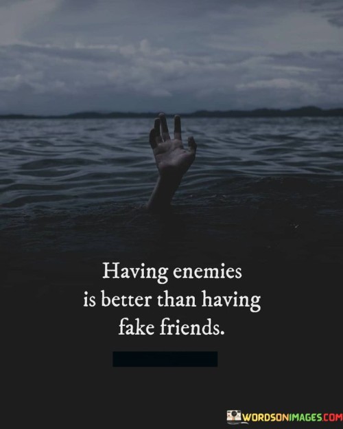 Having Enemies Is Better Than Having Fake Friends Quotes