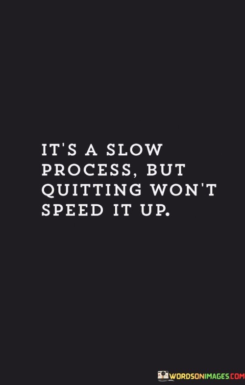 It's A Slow Process But Quitting Quotes