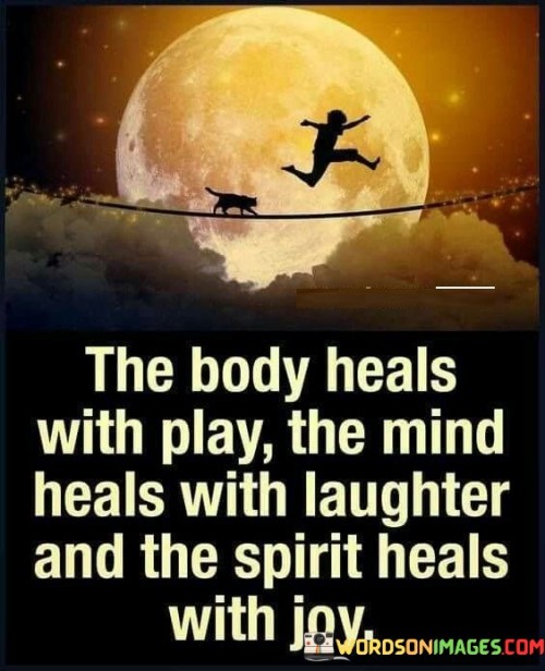 The Body Heals With Play The Mind Heals With Quotes