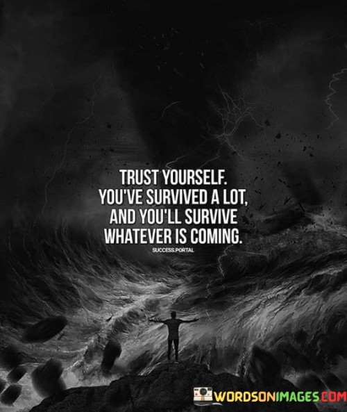 Trust Yoourself You've Survived Alot Quotes