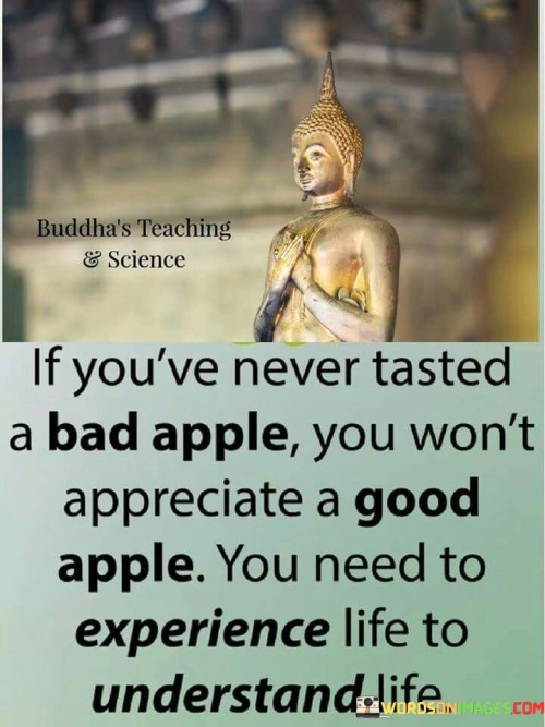 If You've Never Tasted A Bad Apple You Won't Quotes