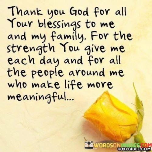 Thank You God For All Your Blessing Quotes