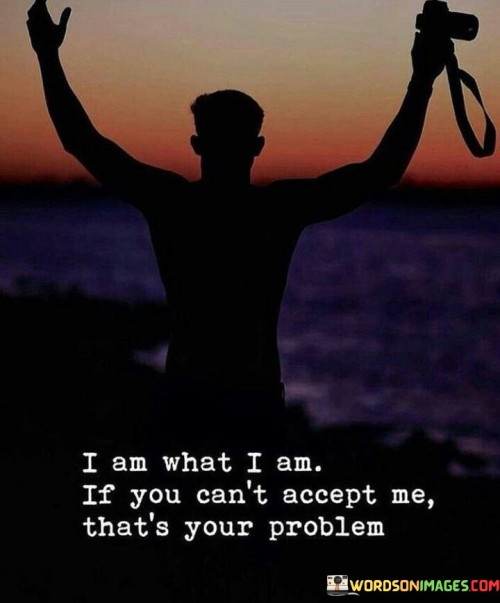 I Am What I Am If You Can't Accept Me That's Quotes