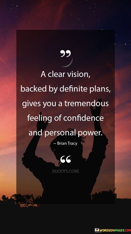 A Clear Vision Backed By Definite Plans Quotes