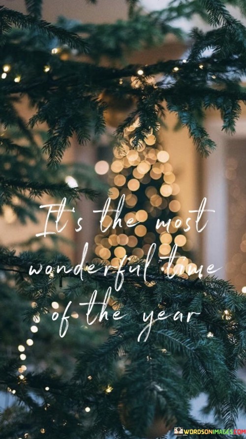 It's The Most Wonderful Time Of The Year Quotes