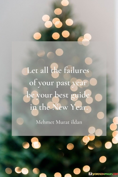 Let All The Failures Of Your Past Year Be Your Best Guide Quotes