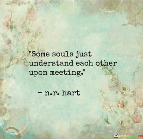 Some Souls Just Understand Each Other Upon Quotes