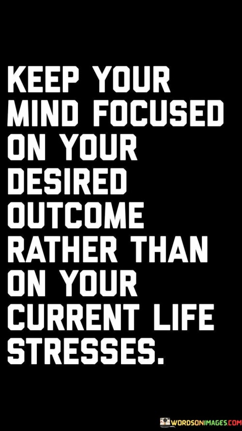 Keep Your Mind Focused On Your Desired Quotes