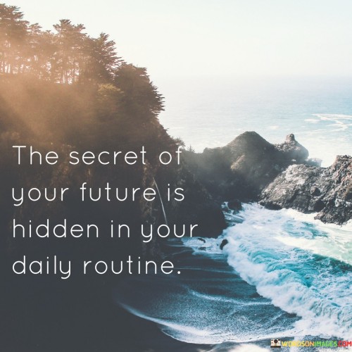 The Secret Of Your Future Is Hidden In Your Quotes