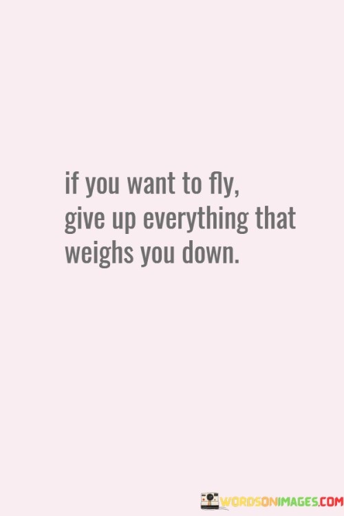 If You Want To Fly Give Up Everything Quotes