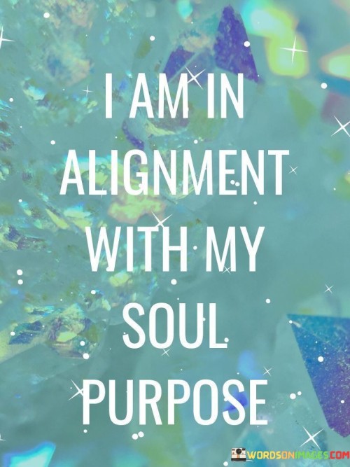 I Am In Alignment With My Soul Quotes