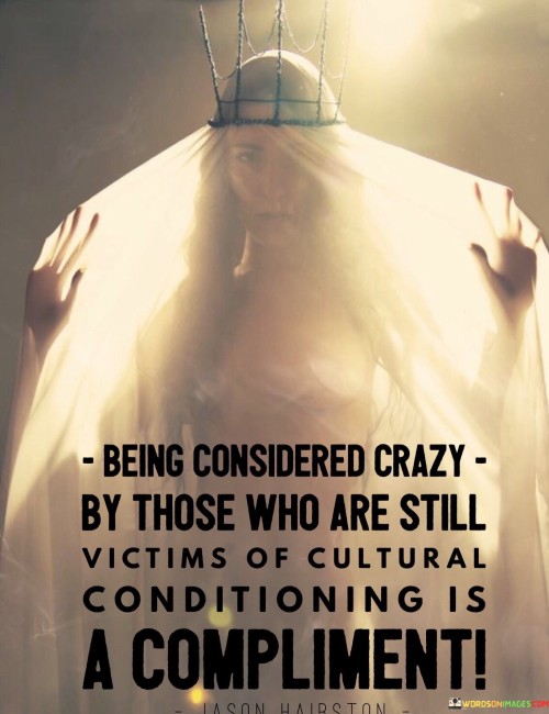 Being Considered Crazy By Those Who Are Quotes