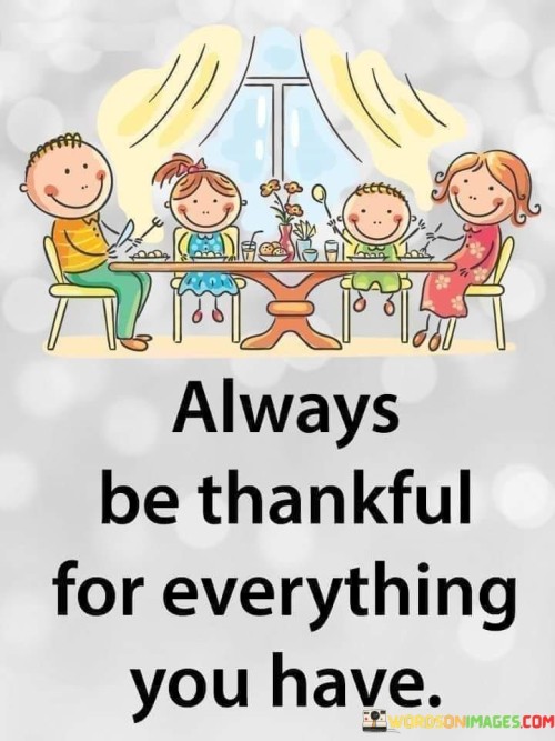 Always Be Thankful For Everything Quotes