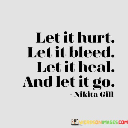 Let It Hurt Let It Bleed Let It Heal And Let It Go Quotes