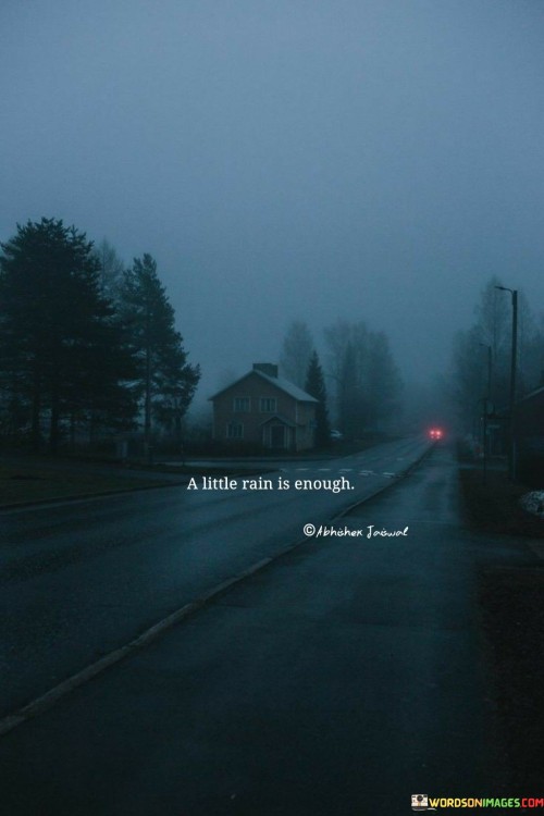A Little Rain Is Enough Quotes
