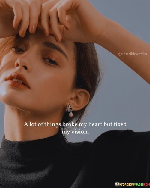A Lot Of Things Broke My Heart But Fixed My Vision Quotes