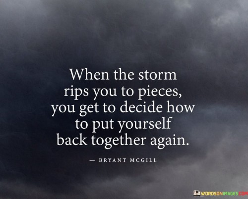 When The Storm Rips You To Pieces You Get To Quotes