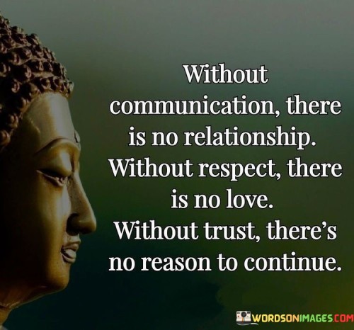 Without Communication There Is No Relationship Quotes