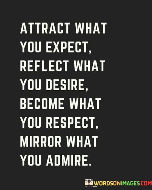 Attract What You Expect Reflect What You Desire Quotes