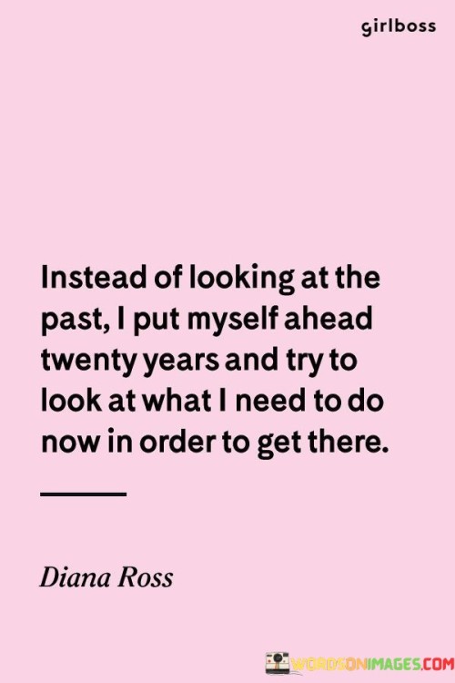 Instead Of Looking At The Past I Put Myself Ahead Twenty Quotes