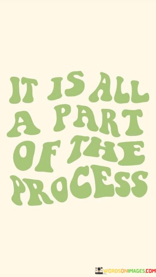 It Is All A Part Of The Process Quotes