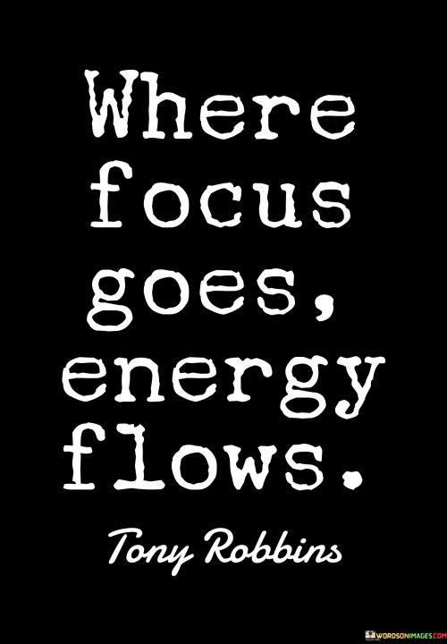 Where Focus Goes Energy Flows Quotes