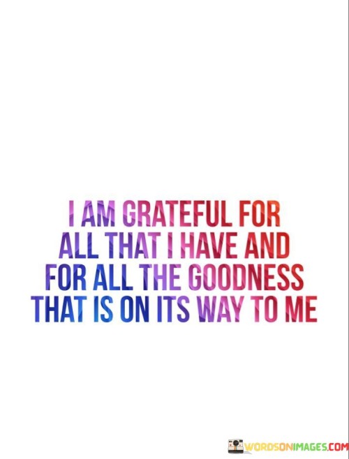 I Am Grateful For All That I Have And For All Quotes