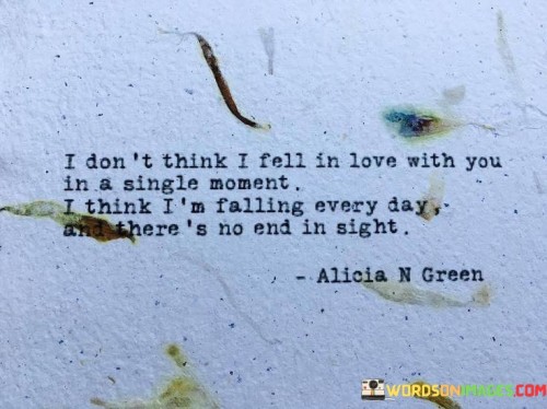 I Don't Think I Fell In Love With You Quotes