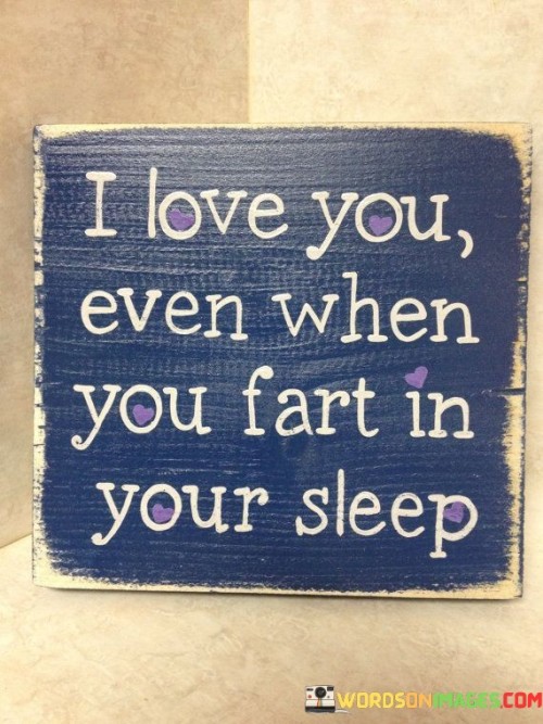 I Love You Even When You Fart In Your Sleep Quotes