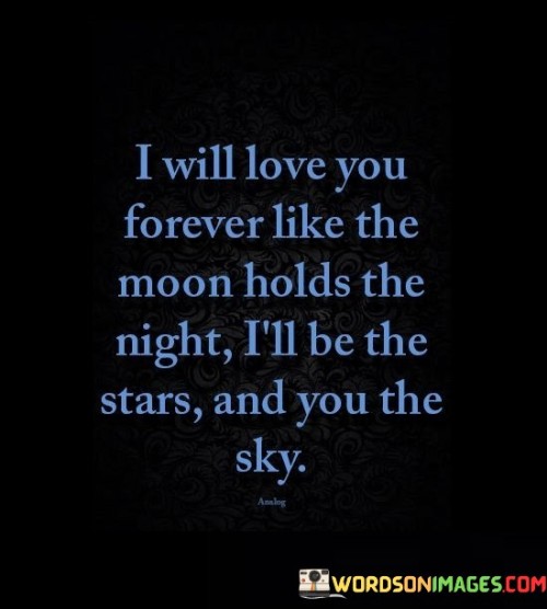 I Will Love You Forever Like The Moon Holds The Night Quotes