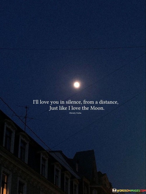 I'll Love You In Silence From A Distance Just Like I Love The Quotes