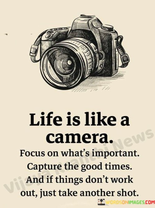 Life Is Like A Camera Focus On What's Important Capture Quotes