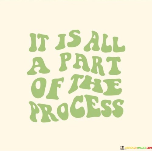 It Is All A Part Of The Process Quotes