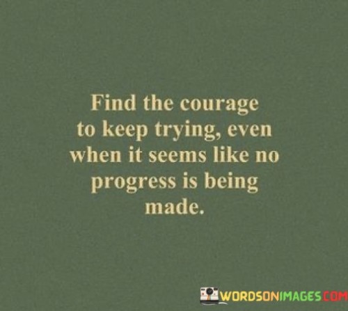 Find The Courage To Keep Trying Even When It Seems Quotes