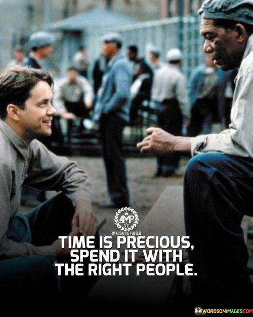 Time Is Precious Spend It With The Right People Quotes