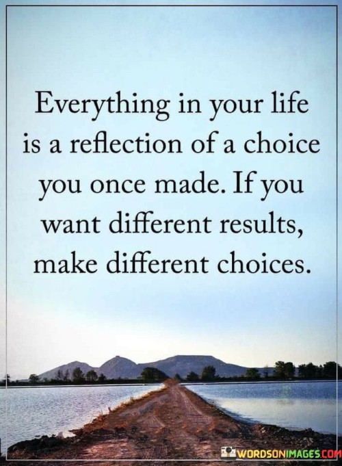 Everything In Your Life Is A Reflection Quotes