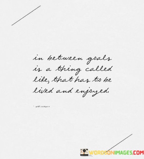In Between Goals Is A Thing Called Life That Has To Quotes